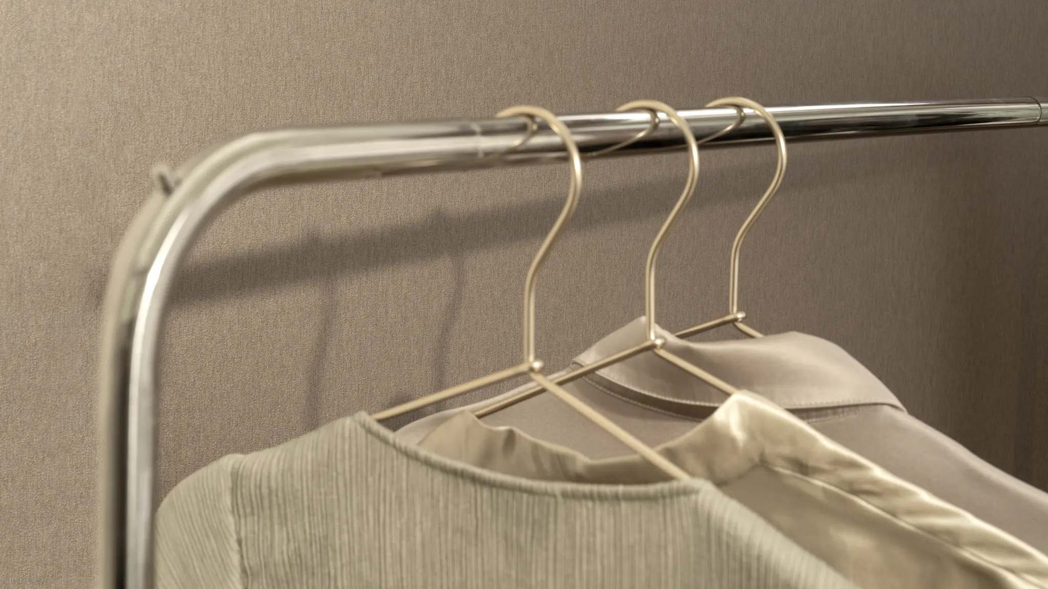 Vescom Stellar wallcovering surface with a soft sheen that shifts gently with the light.