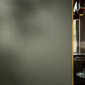 Vescom Stellar vinyl wallcovering catching the light with a subtle, sophisticated shimmer.
